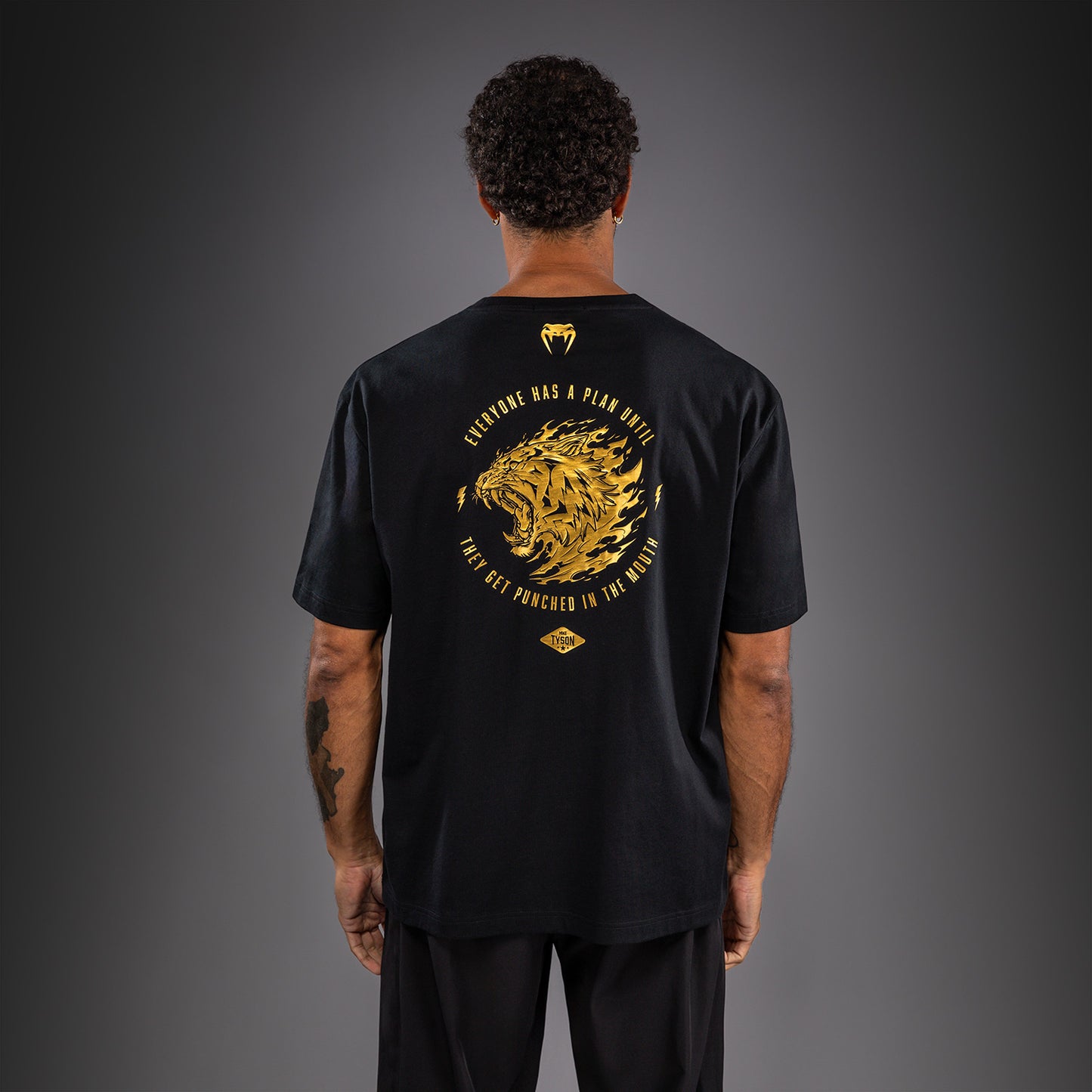 Venum x Mike Tyson Tiger T-Shirt - Black/Gold