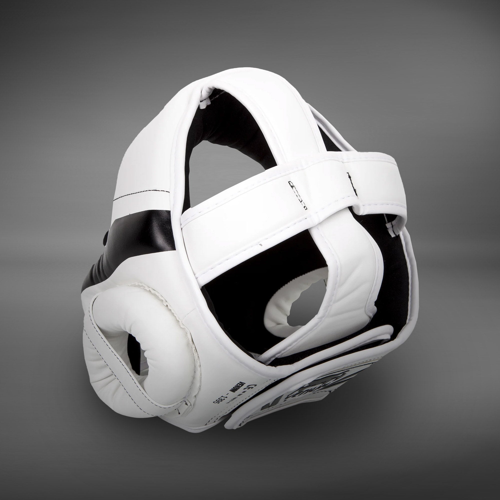 Venum Elite Headgear – White/Black - Venum