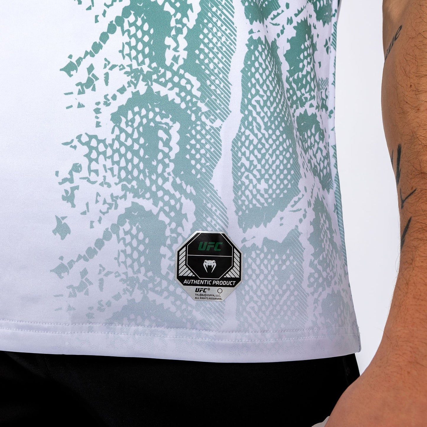 UFC Adrenaline by Venum Authentic Fight Night Men’s Jersey - Emerald Edition - White/Green