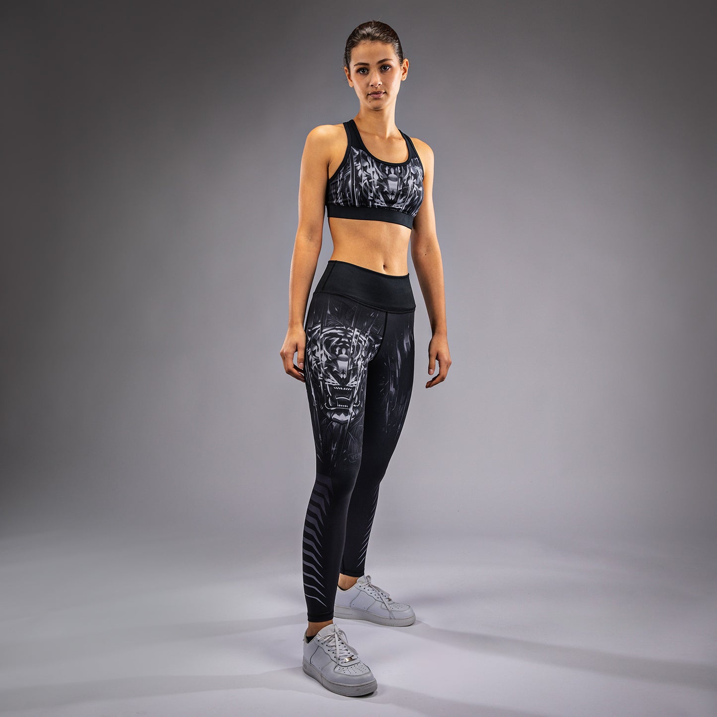 Venum Tiger Women's Leggings - Black/Silver