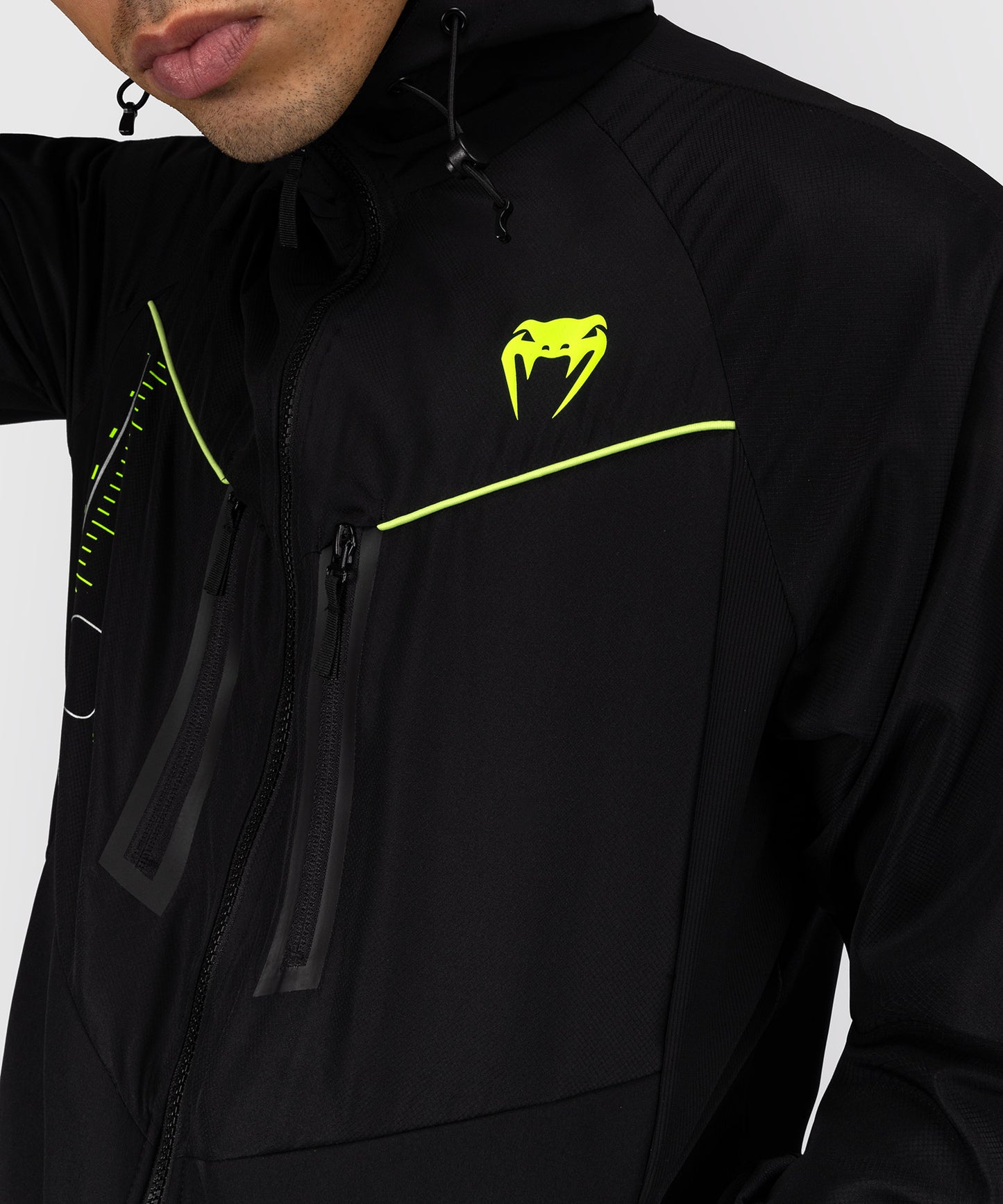 Venum Training Camp 4.0 Track Jacket - Black/Neon Green