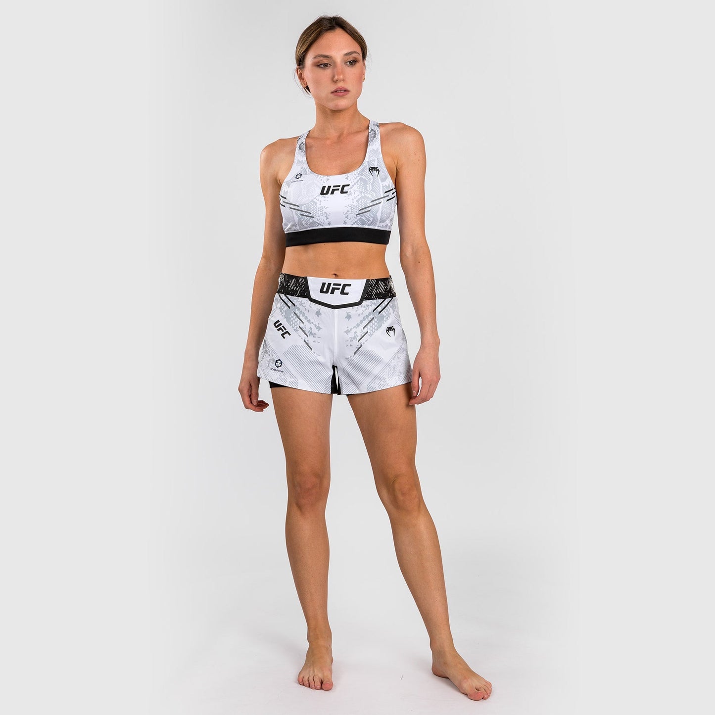 UFC Adrenaline by Venum Authentic Fight Night Women’s Fight Short - White