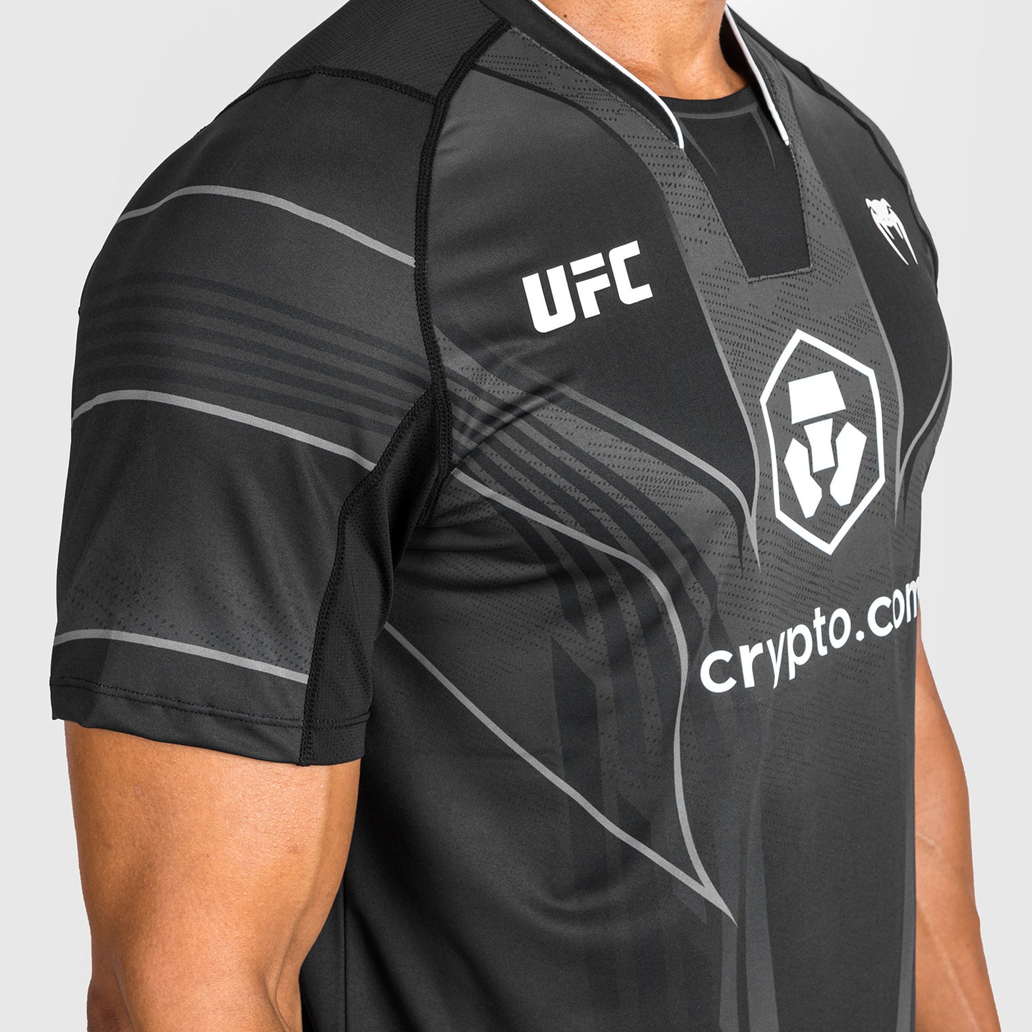 UFC Venum Personalized Authentic Fight Night 2.0 Kit by Venum Men's Walkout Jersey - Black