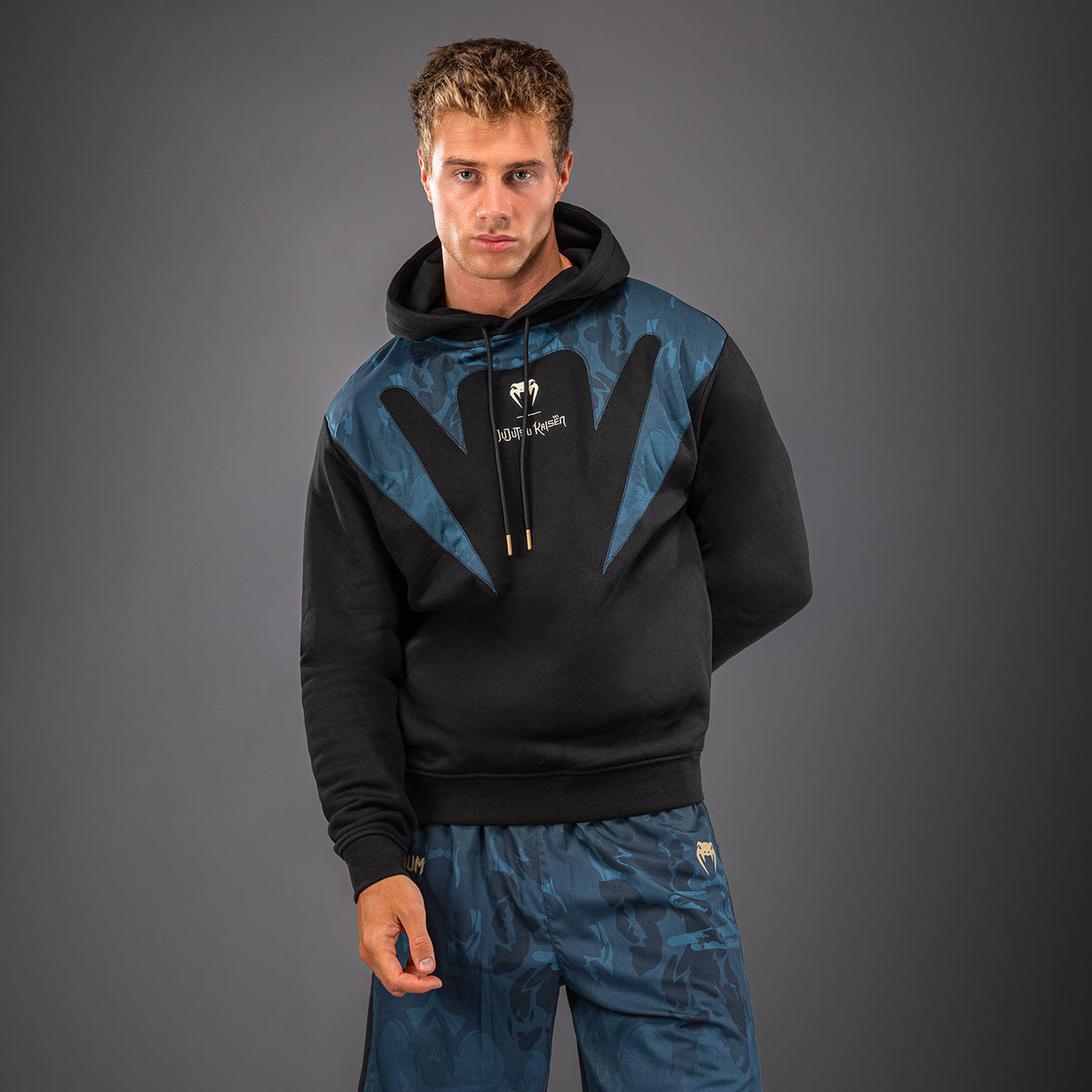 Jujutsu Kaisen x Venum Fushiguro Hoodie - Ocean Blue  product-type_Sweatshirts Venum