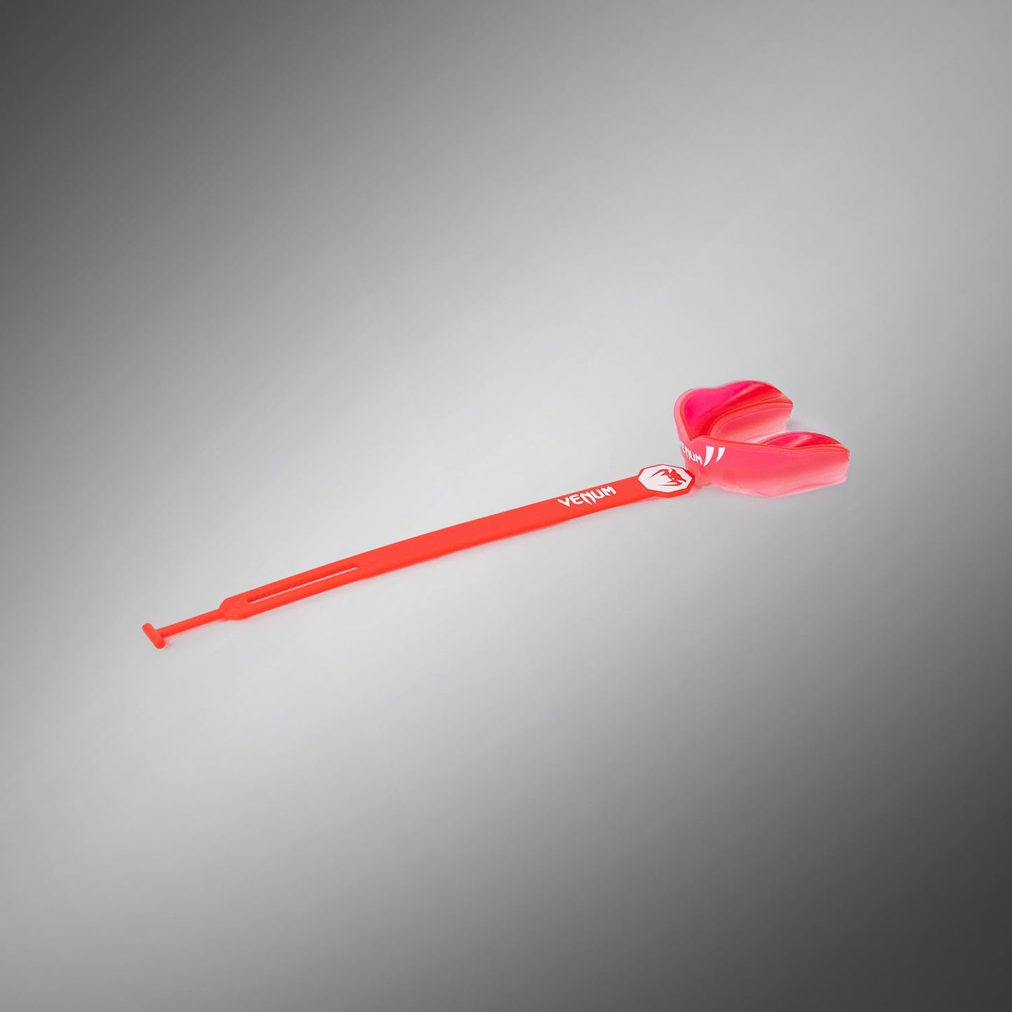 Venum Challenger Kids Mouthguard - Strap/Straples - Red Transparent