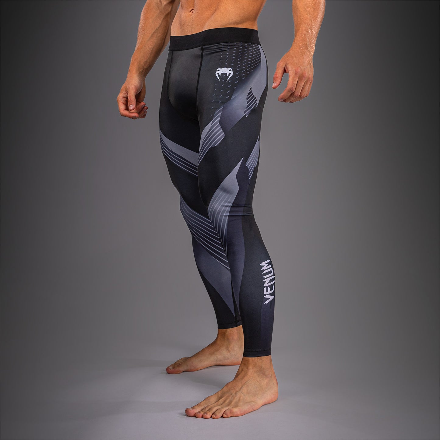 Venum No-Gi 6.0 Spats - Black/White  product-type_Compression Pants Venum