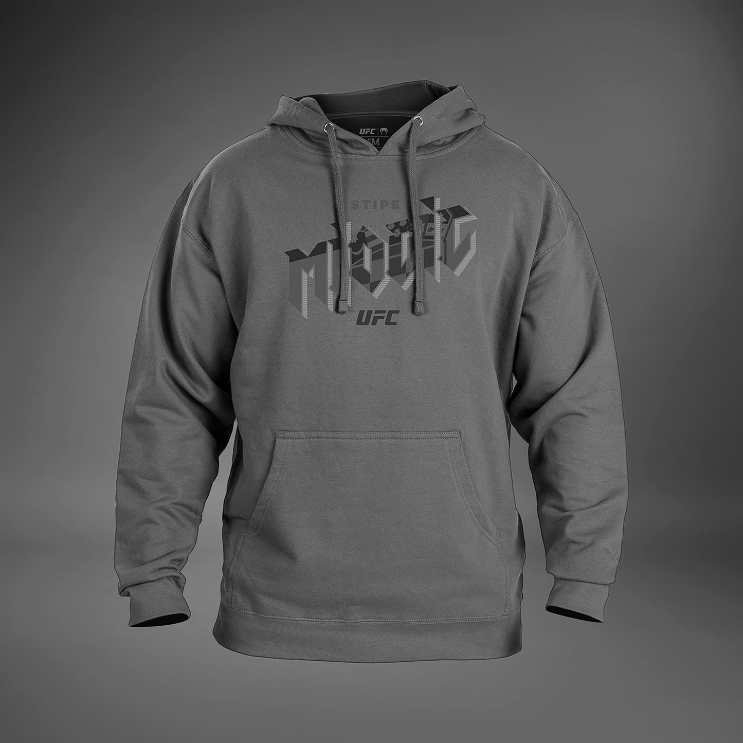 Men's UFC Unrivaled by Venum Heather Grey Stipe Miocic Hoodie