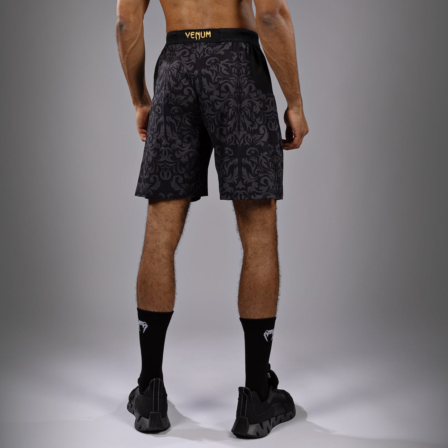 Venum x Topuria Unmatched Edition Training Shorts - Black/Gold