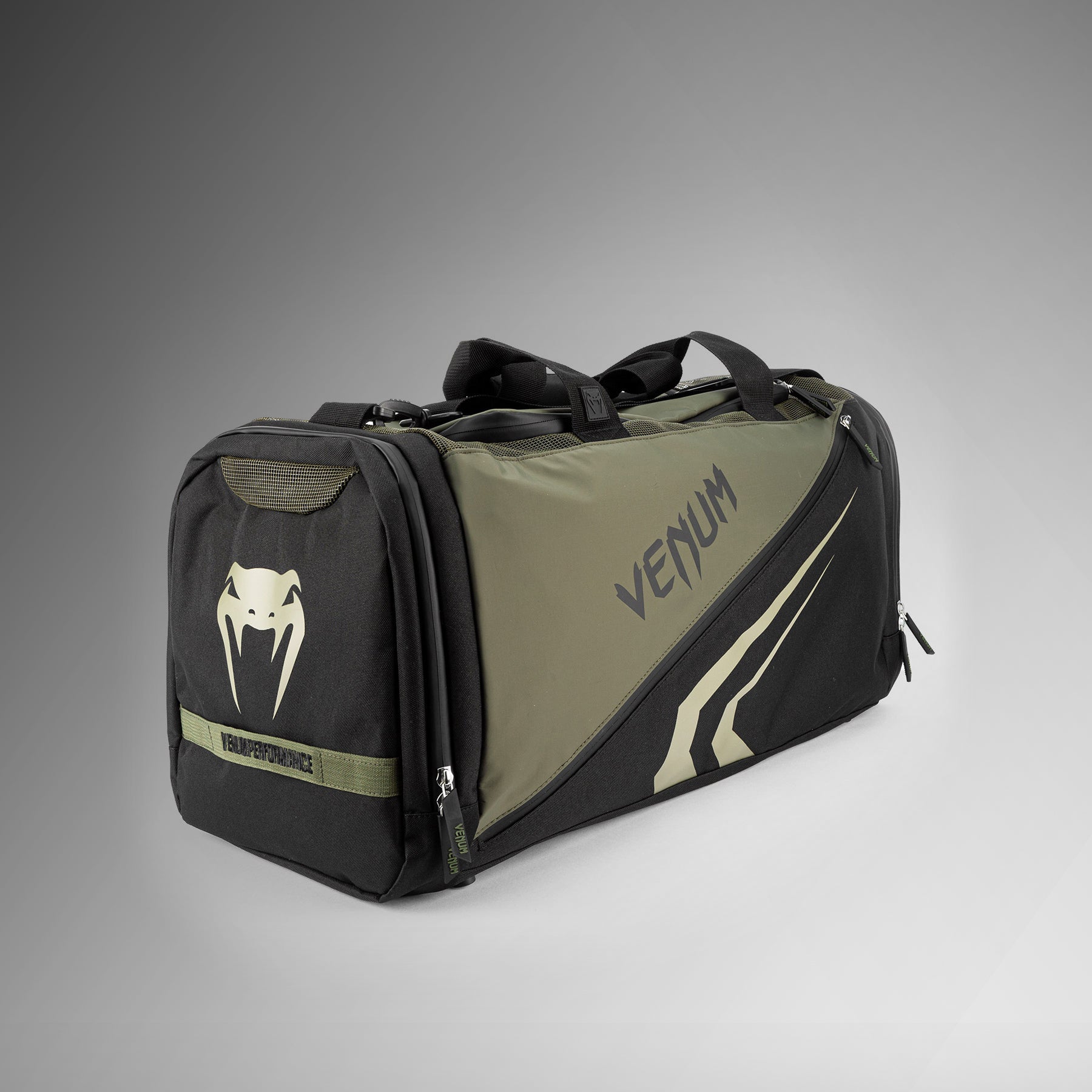 Venum Trainer Lite Evo Sports Bags (48L) - Khaki/Black - Venum