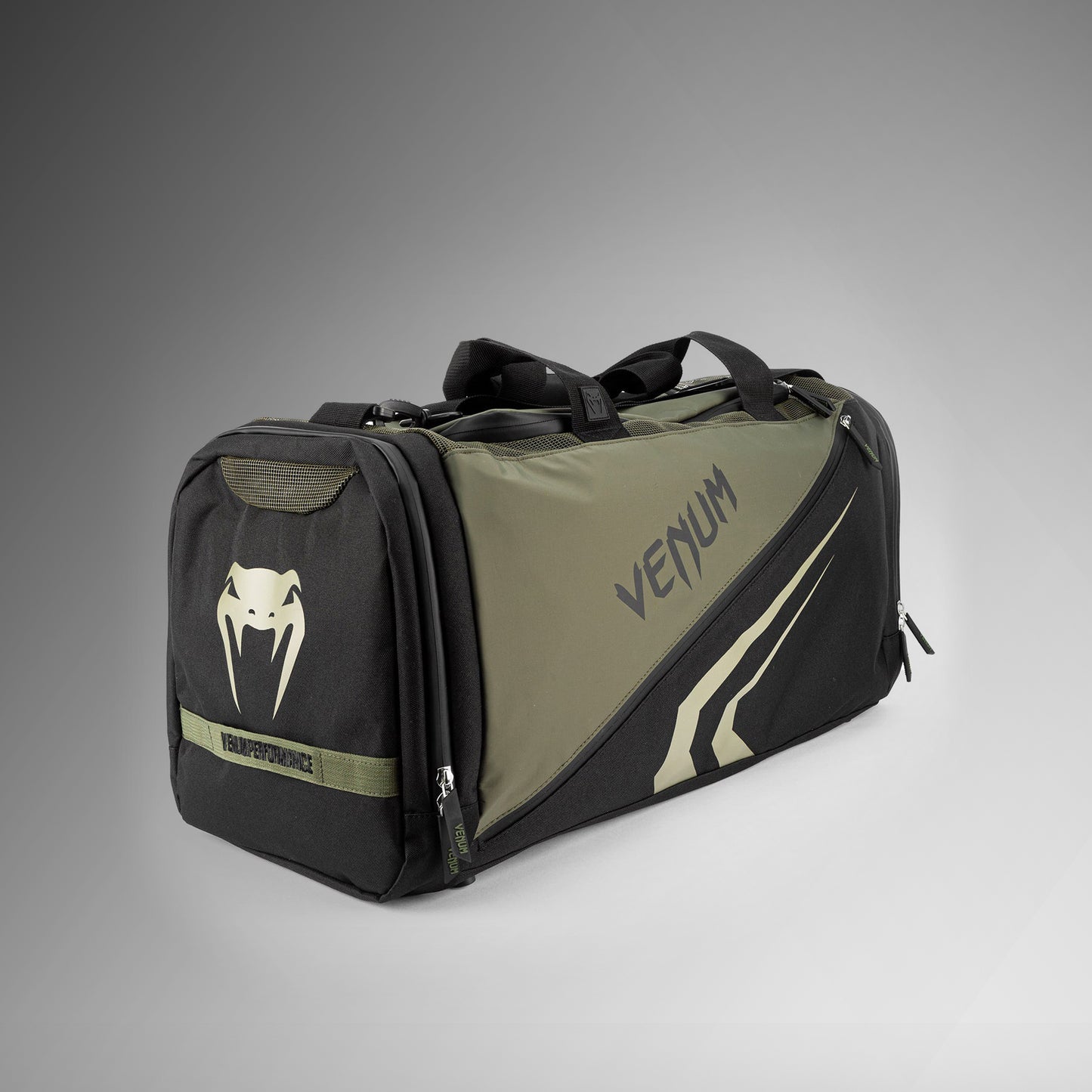 Venum Trainer Lite Evo Sports Bags - Khaki/Black