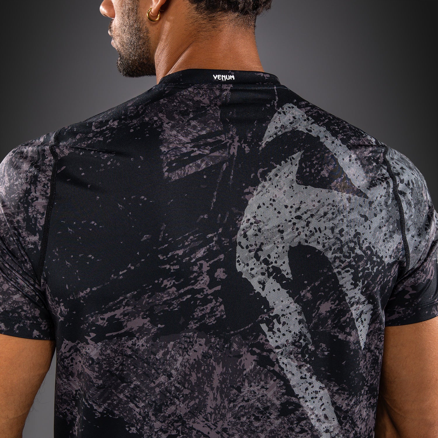 Venum Rage & Workout Dry Tech T-Shirt - Black/Grey  product-type_Dry Tech T-Shirts Venum