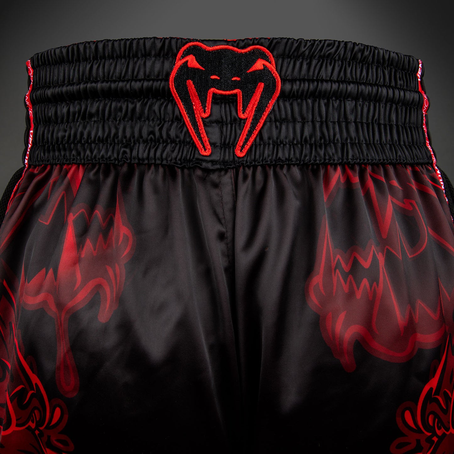 Venum Wolf Atak Muay Thai Shorts - Black/Red