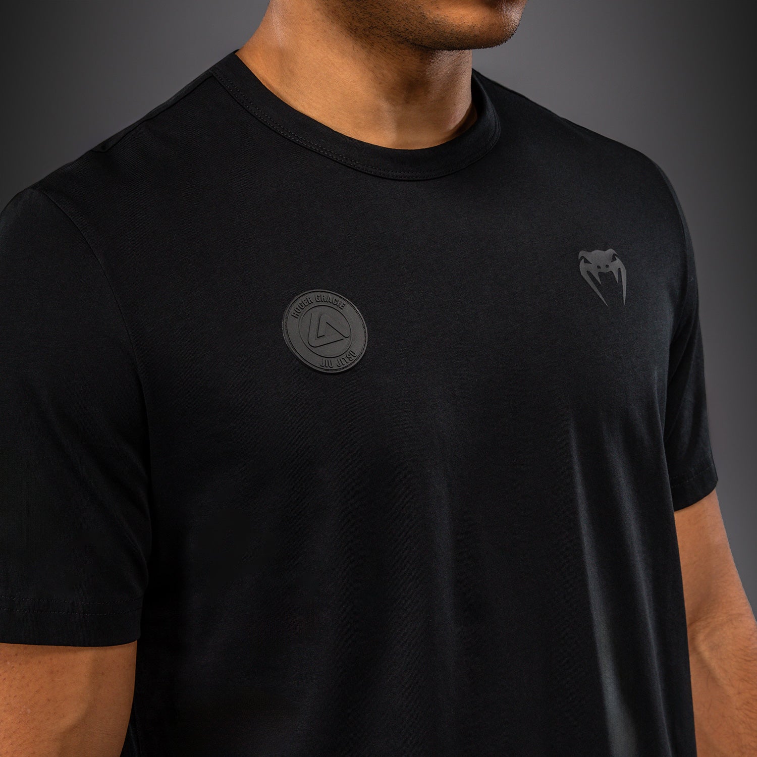 Venum x Roger Gracie Academy T-Shirt - Black  product-type_T-Shirts Venum