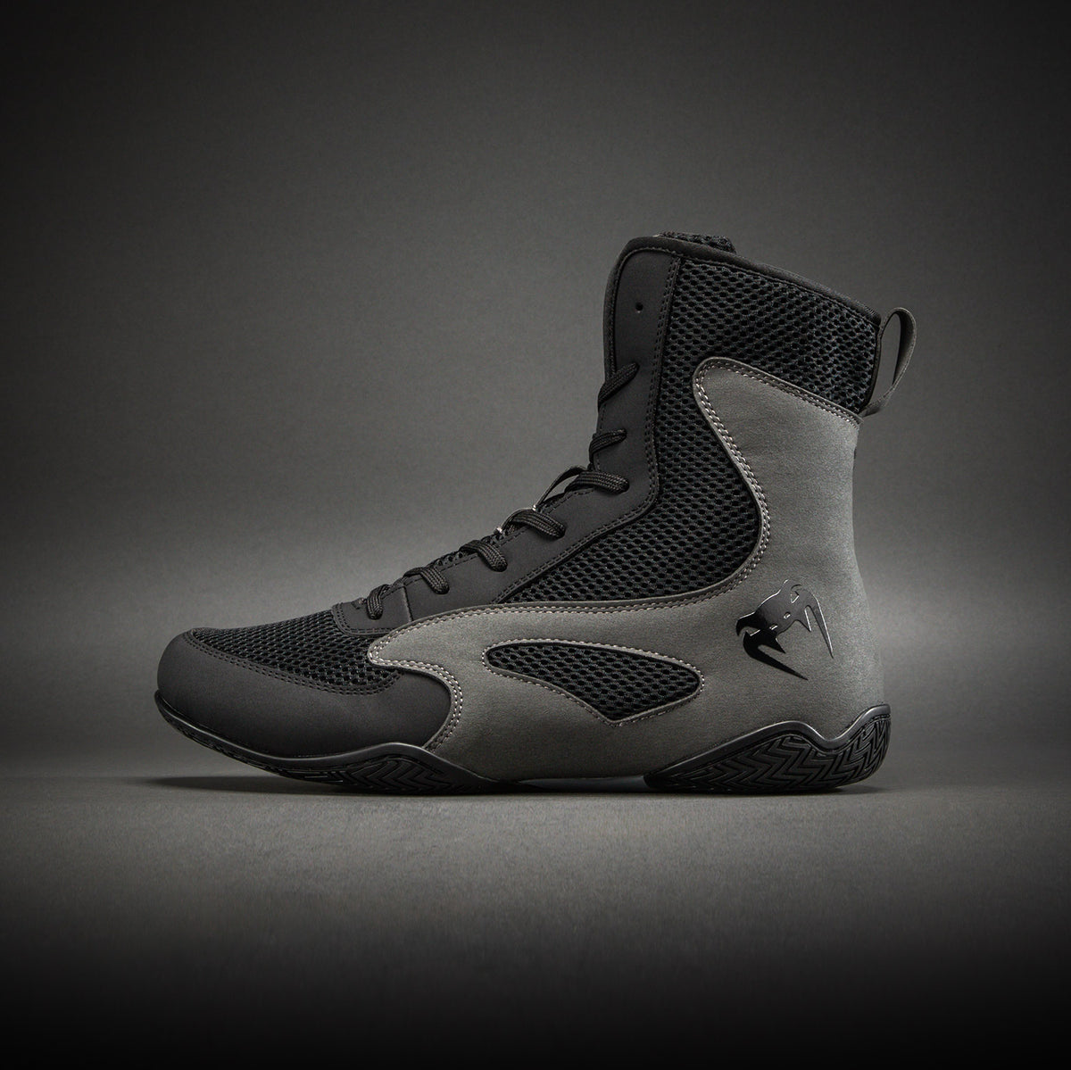 Venum Contender Boxing Shoes - Black/Grey