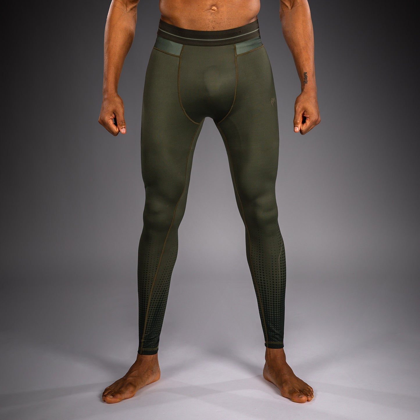 Venum Stealth Spats - Khaki/Dark Green  product-type_Compression Pants Venum