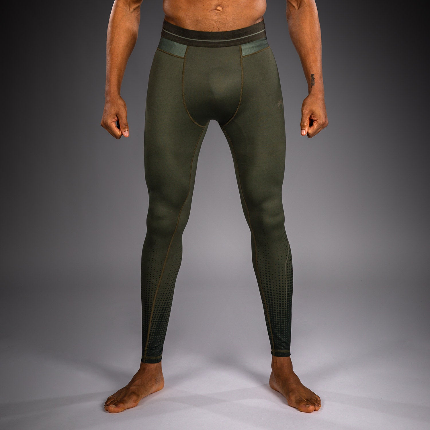 Venum Stealth Spats - Khaki/Dark Green  product-type_Compression Pants Venum