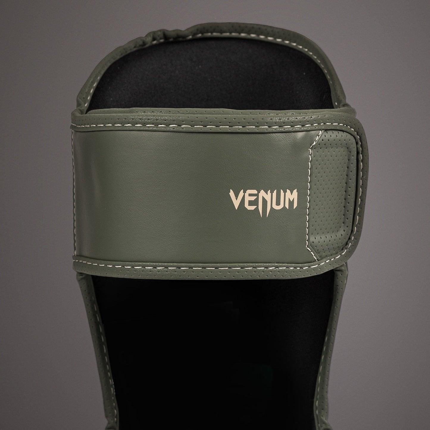 Venum Impact Evo Shin Guards - Military Green