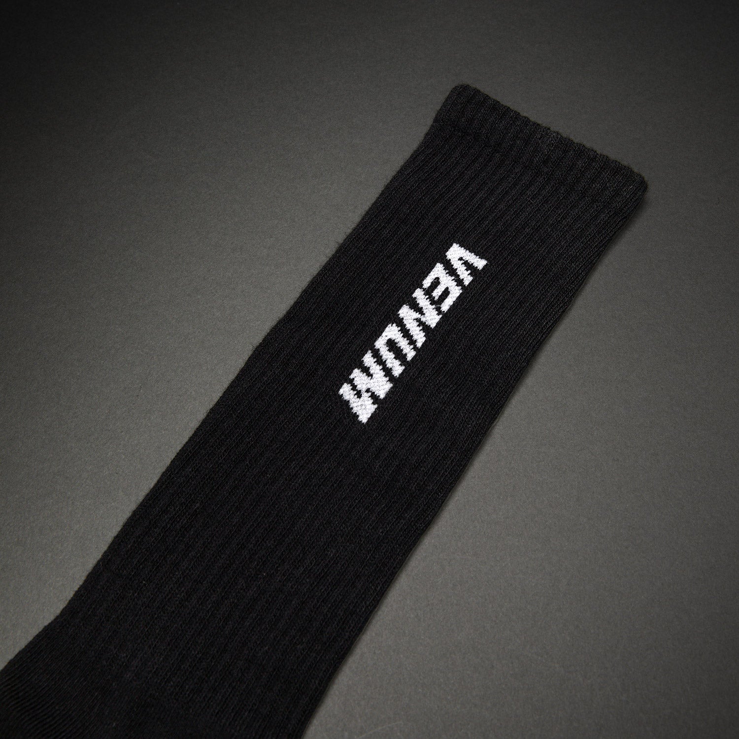 Venum Essential Over-the-Calf Socks - Black/White - Venum