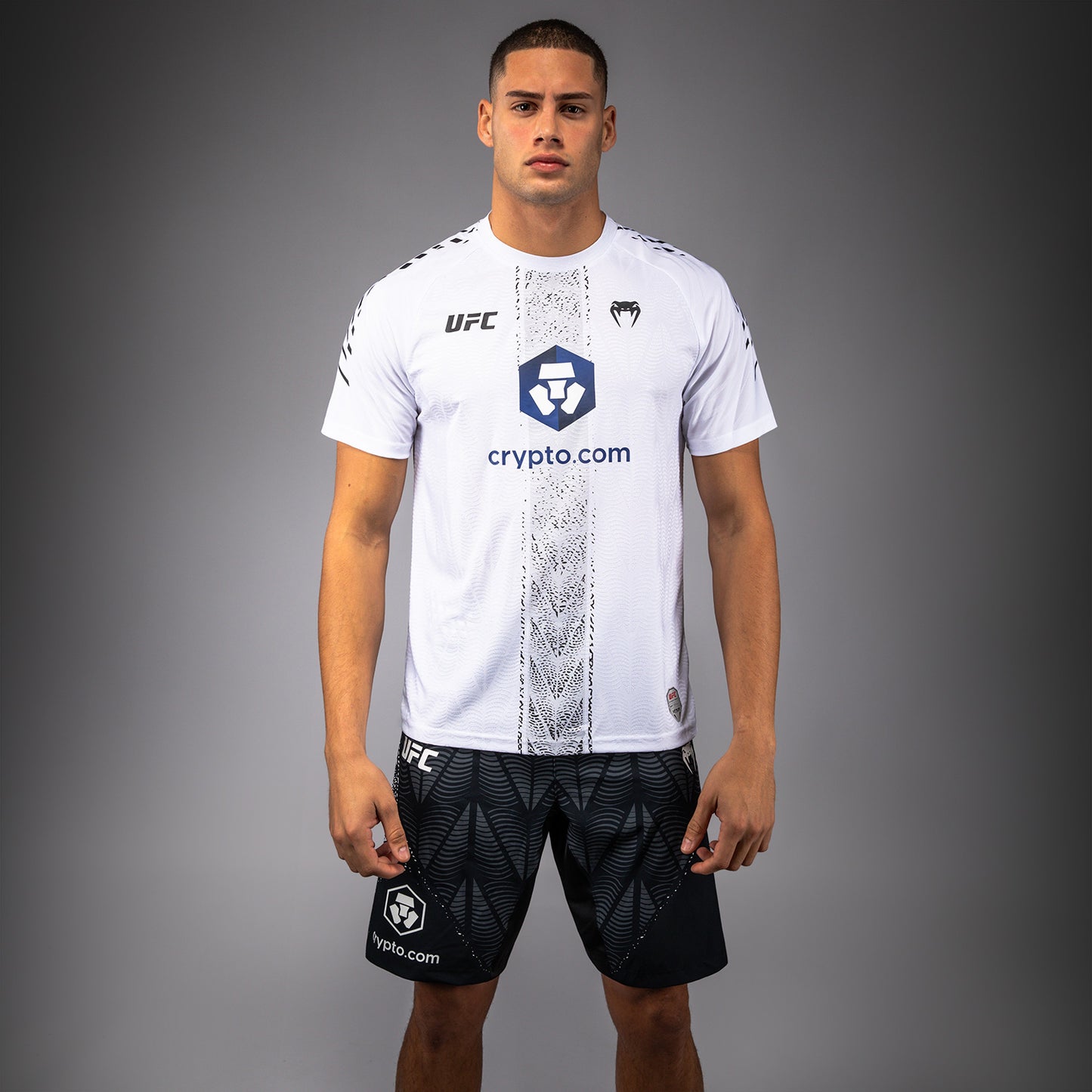 Men's UFC Zenith by Venum White Authentic Fight Night Walkout Jersey