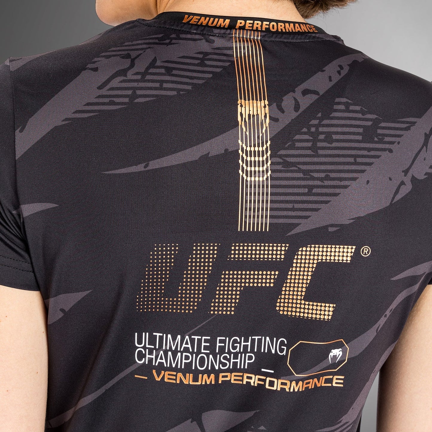 UFC Adrenaline by Venum Fight Week Women’s Dry-Tech T-shirt - Urban Camo