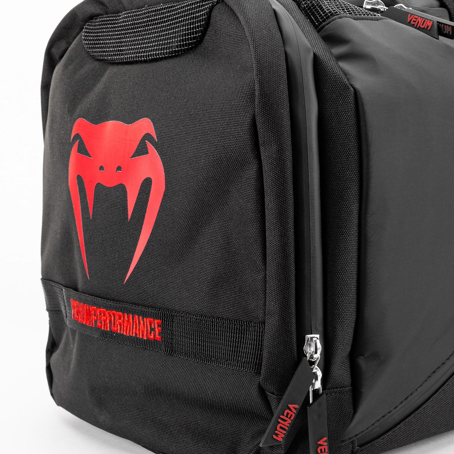 Venum Trainer Lite Evo Sports Bags - Black/Red - Venum