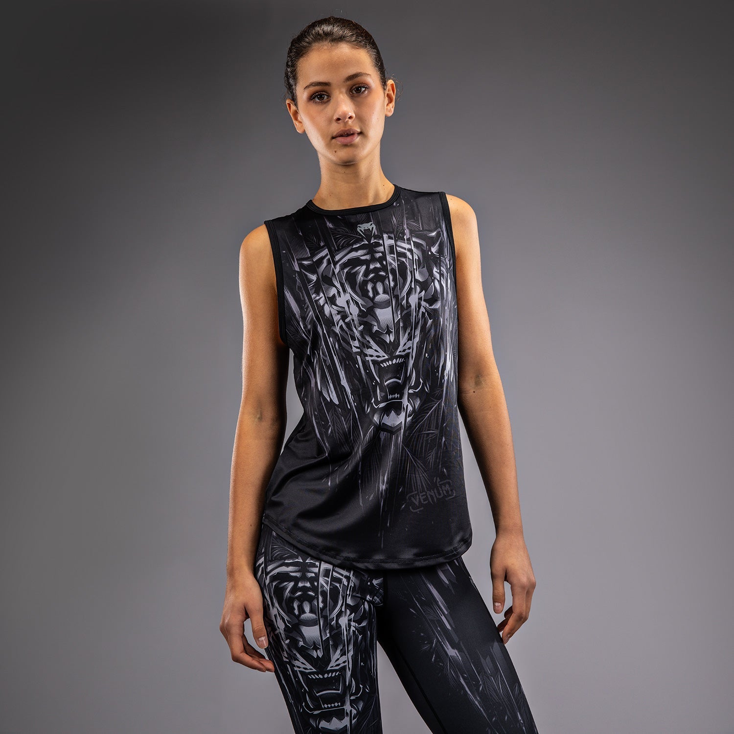 Venum Tiger Women's Tank Top - Black/Silver - Venum