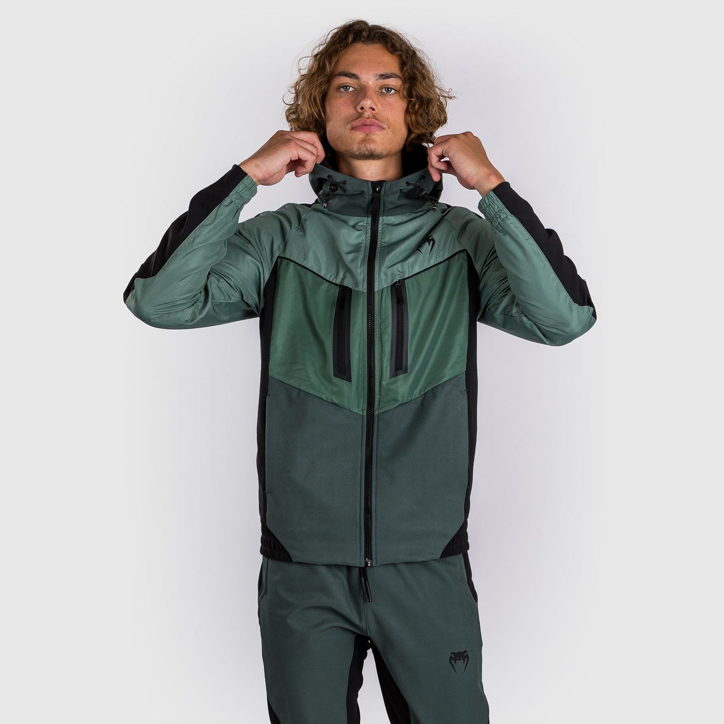 Venum Laser 3.0 Track Jacket - Black/Khaki