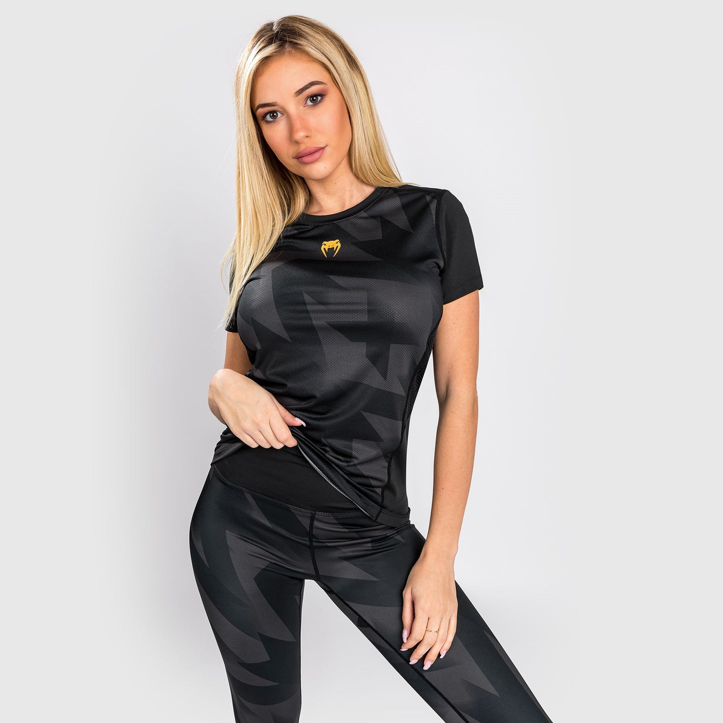 Venum Razor Dry Tech T-Shirt - For Women - Black/Gold