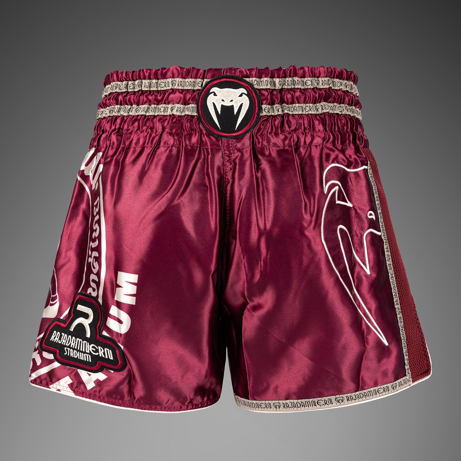 Venum x Rajadamnern Muay Thai Shorts - Burgundy - Venum