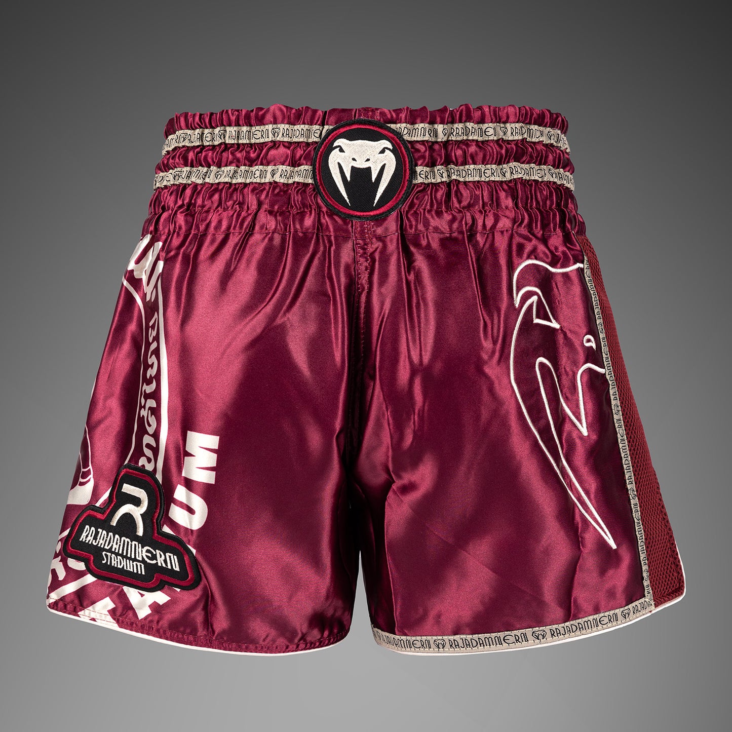 Venum x Rajadamnern Muay Thai Shorts - Burgundy