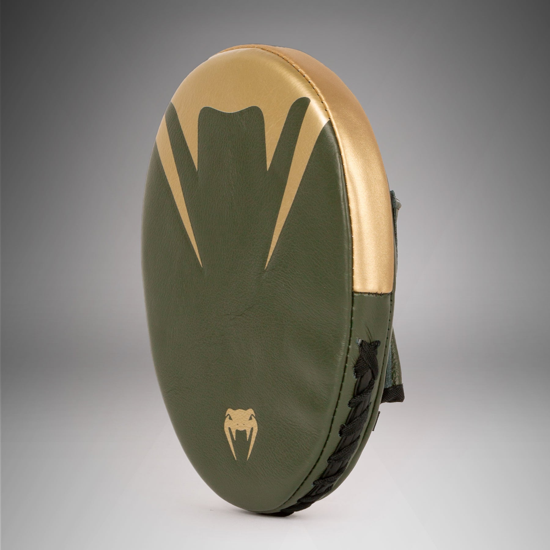 Venum Pro Boxing Flat Punch Mitts (Pair) - Khaki/Gold - Venum - Venum