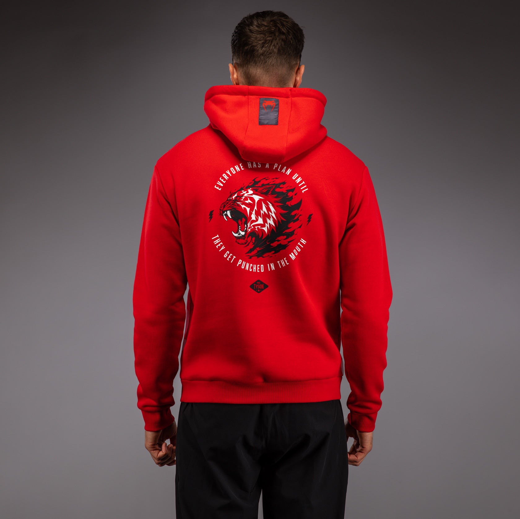 mike tyson gear Venum x Mike Tyson Tiger Hoodie - Intense Red/Deep Black - XS