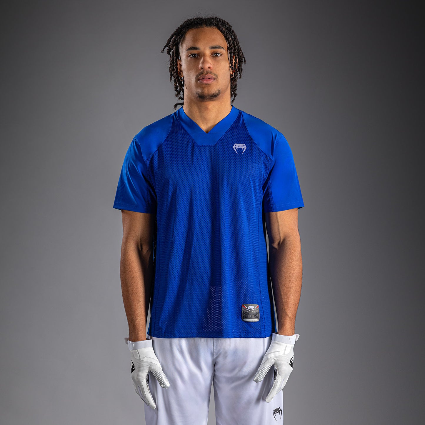 Venum Elite Personalized Football Short Sleeve Jersey - Royal Blue