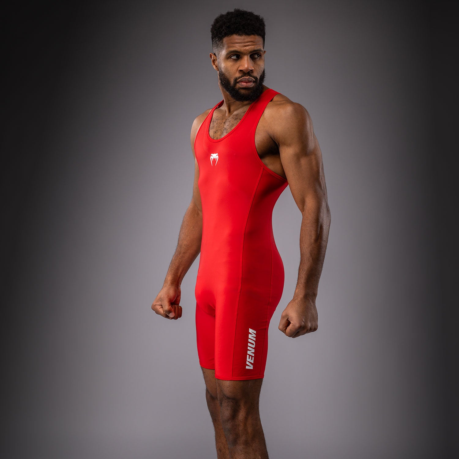 Venum Challenger Men's Wrestling Singlet - Red - Venum - Venum