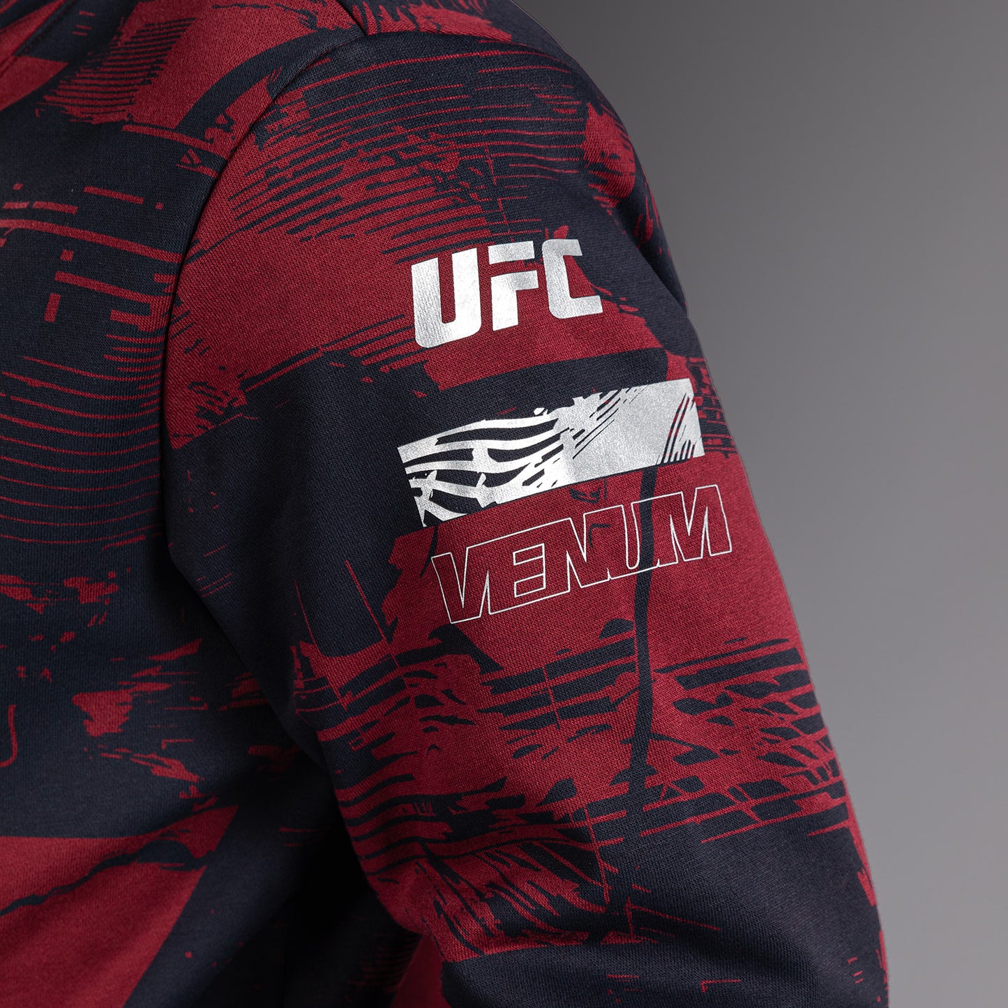 Men's UFC Zenith by Venum Burgundy Authentic Fight Week Pullover Hoodie