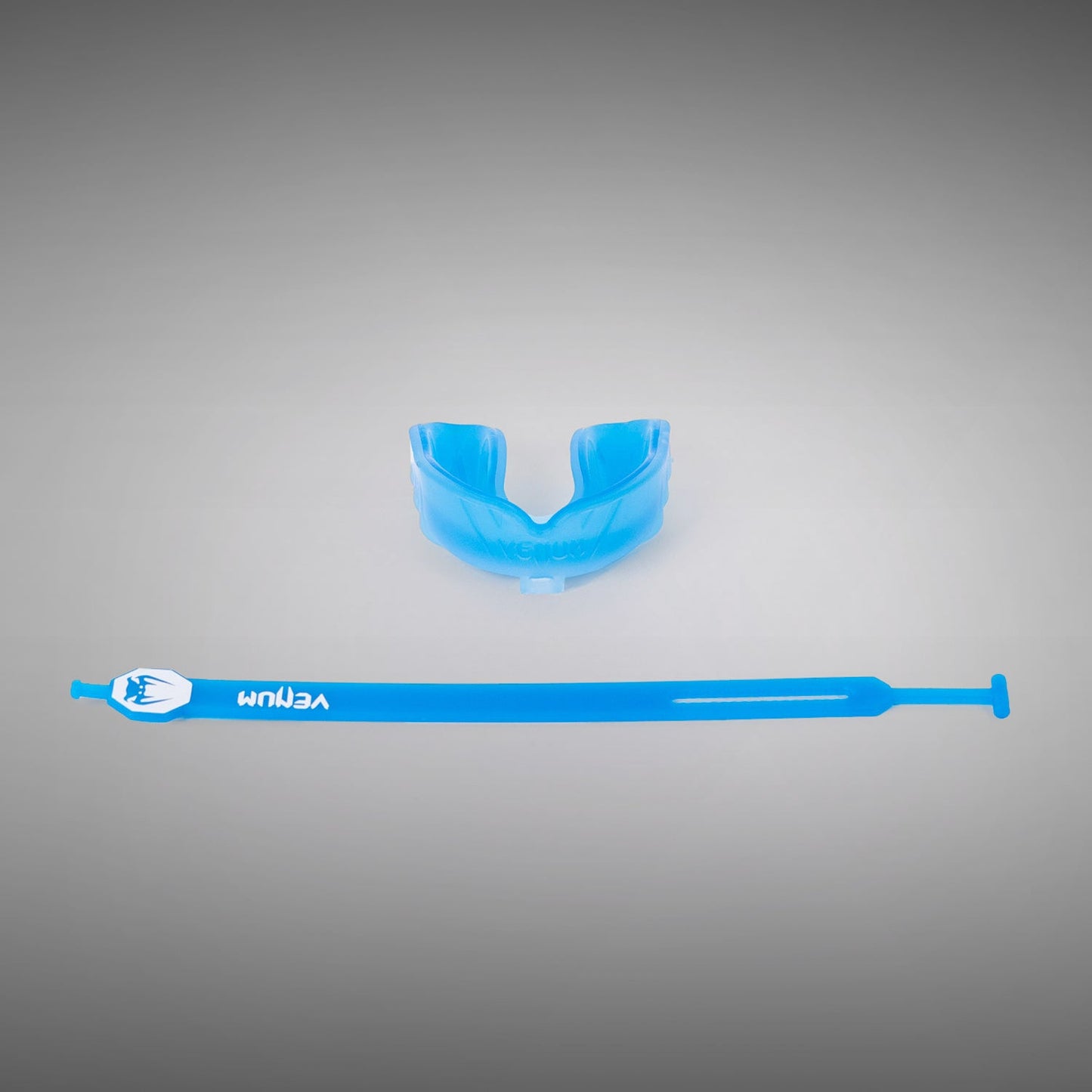 Venum Challenger Mouthguard - Strap/Straples - Blue Transparent