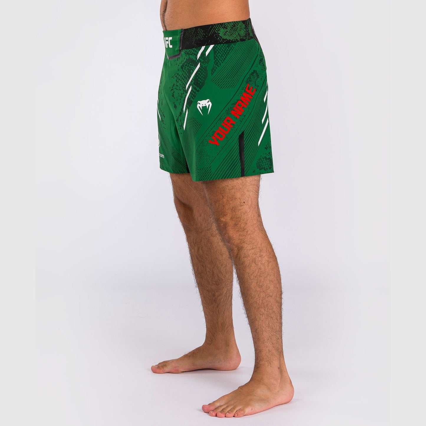 UFC Adrenaline by Venum Personalized Authentic Fight Night Men's Fight Short - Short Fit - Green
