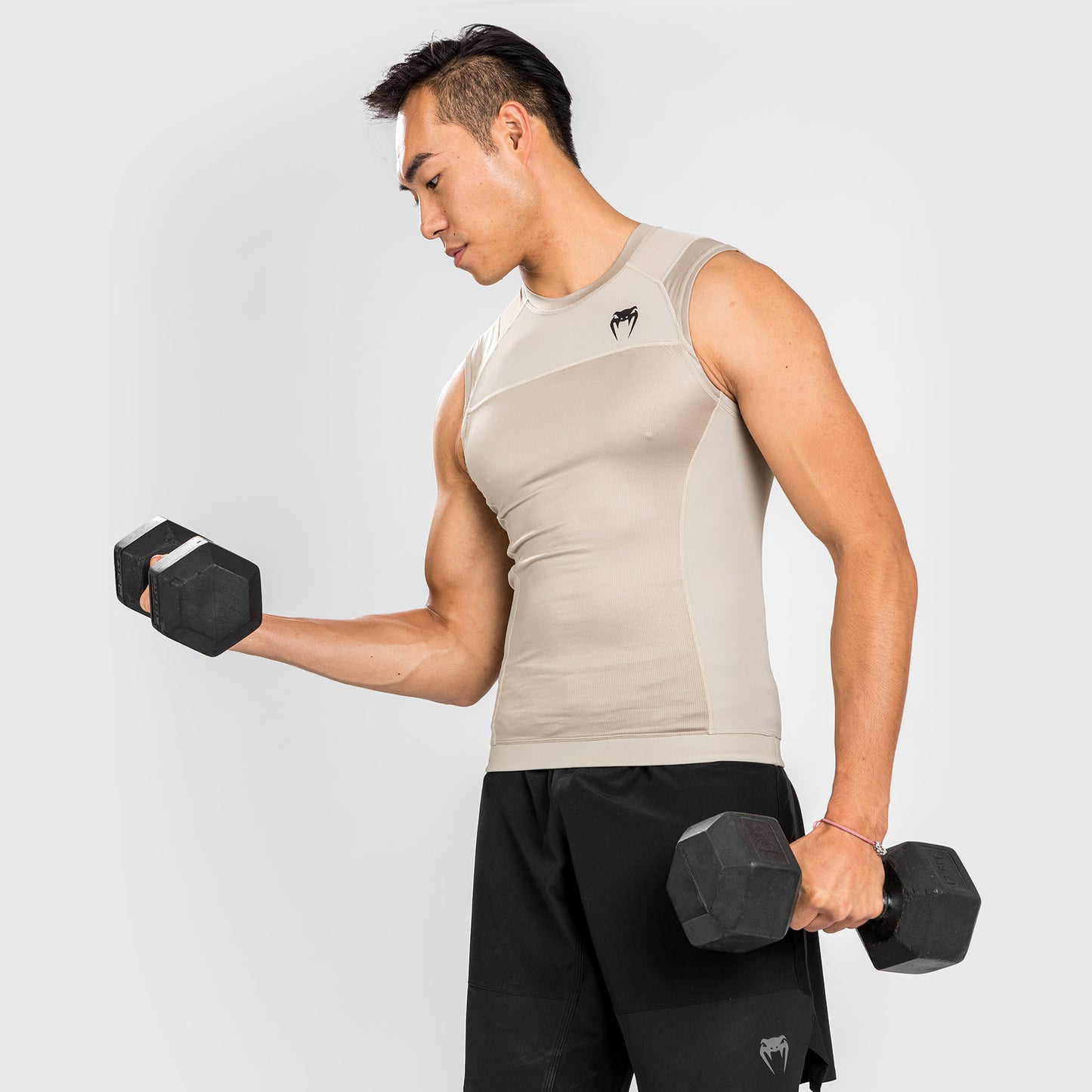 Venum G-Fit Air Rashguard Sleeveless - Sand