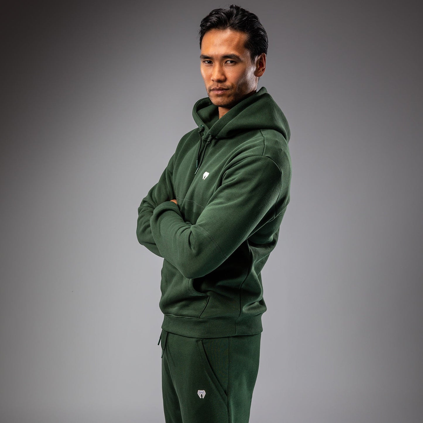 Venum Silent Power Hoodie - Forest Green