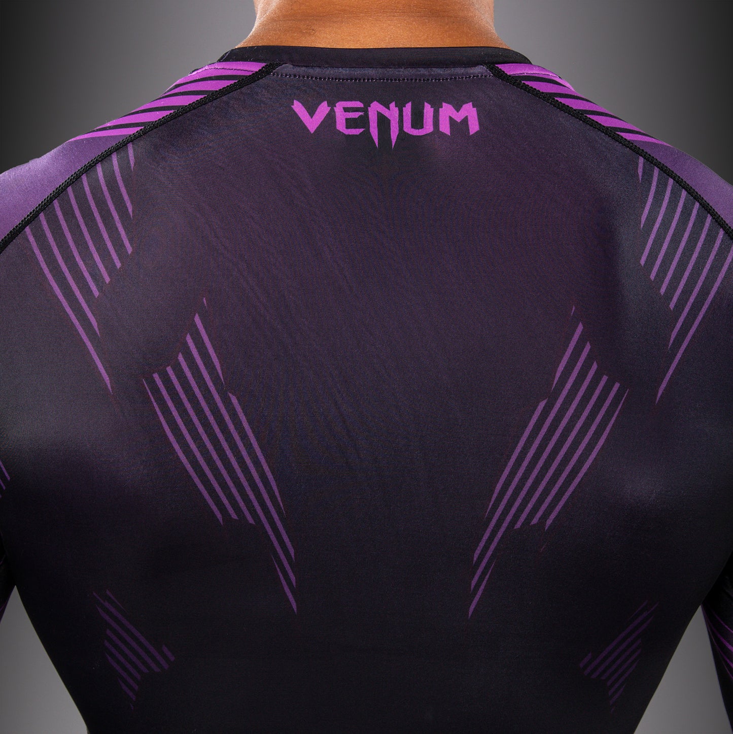 Venum No-Gi 6.0 Long Sleeve Rashguard - Black/Purple  product-type_Compression T-Shirts Venum