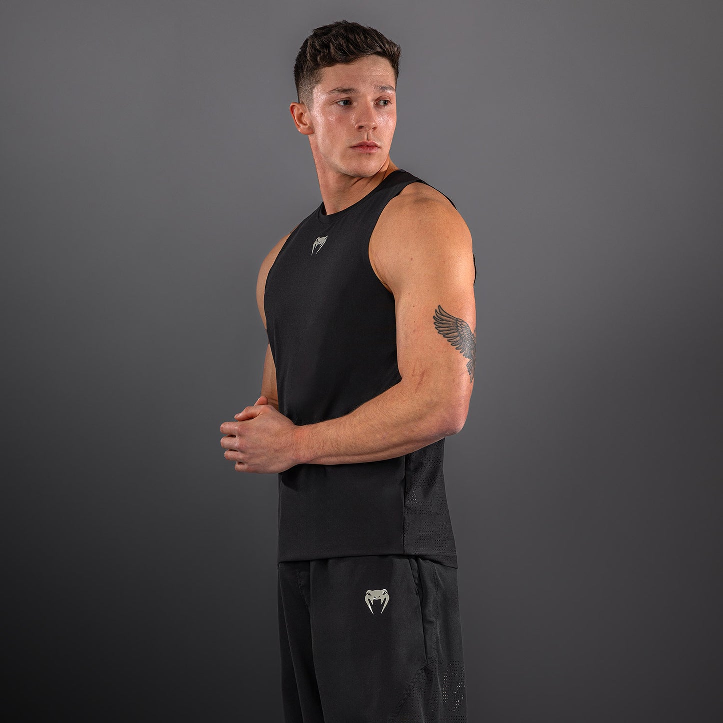 Venum Lazer Tank Top - Black/Grey