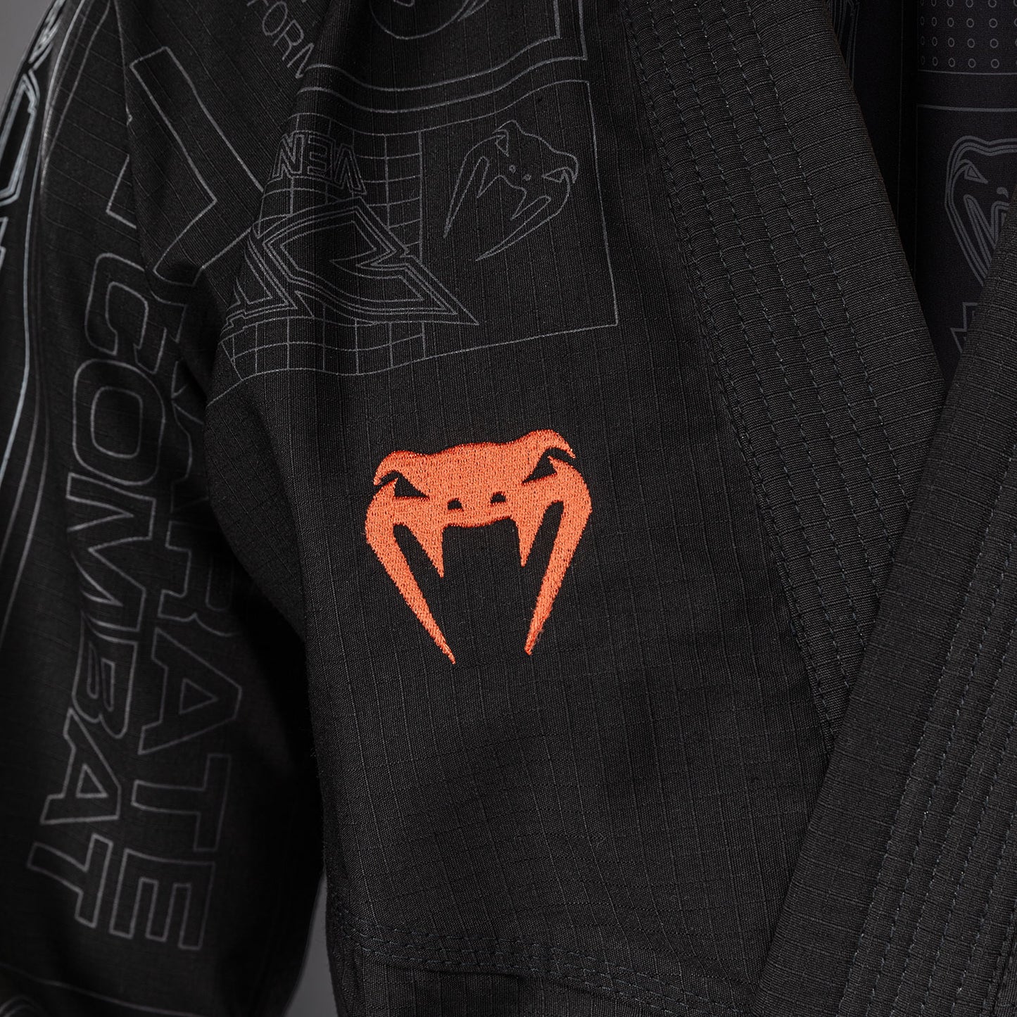 Karate Combat by Venum BJJ Gi - Black/Grey  product-type_BJJ Kimonos Venum