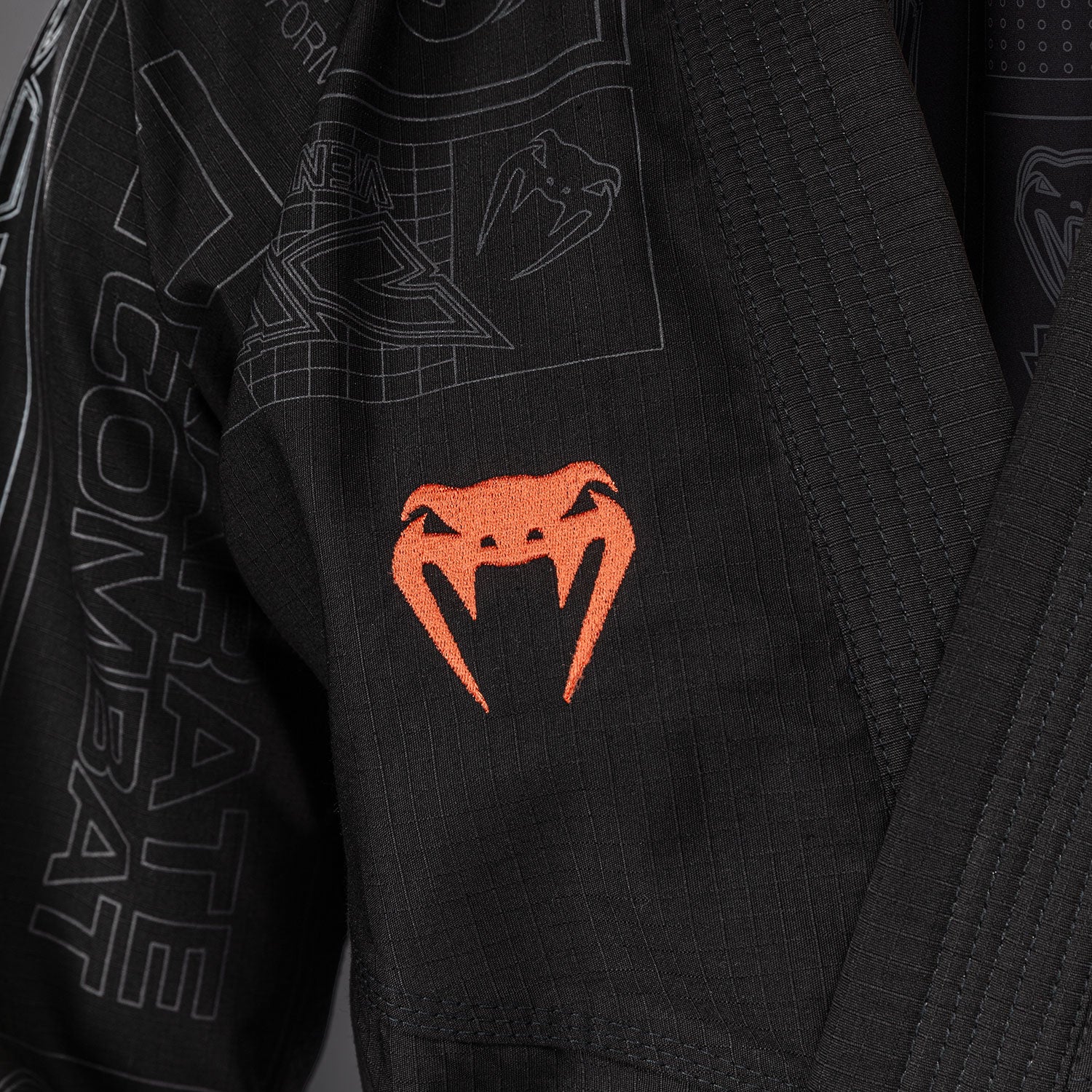 Karate Combat by Venum BJJ Gi - Black/Grey  product-type_BJJ Kimonos Venum