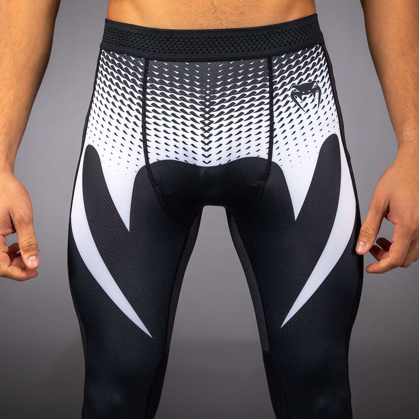 Venum No Gi Spats - Black/White - Venum