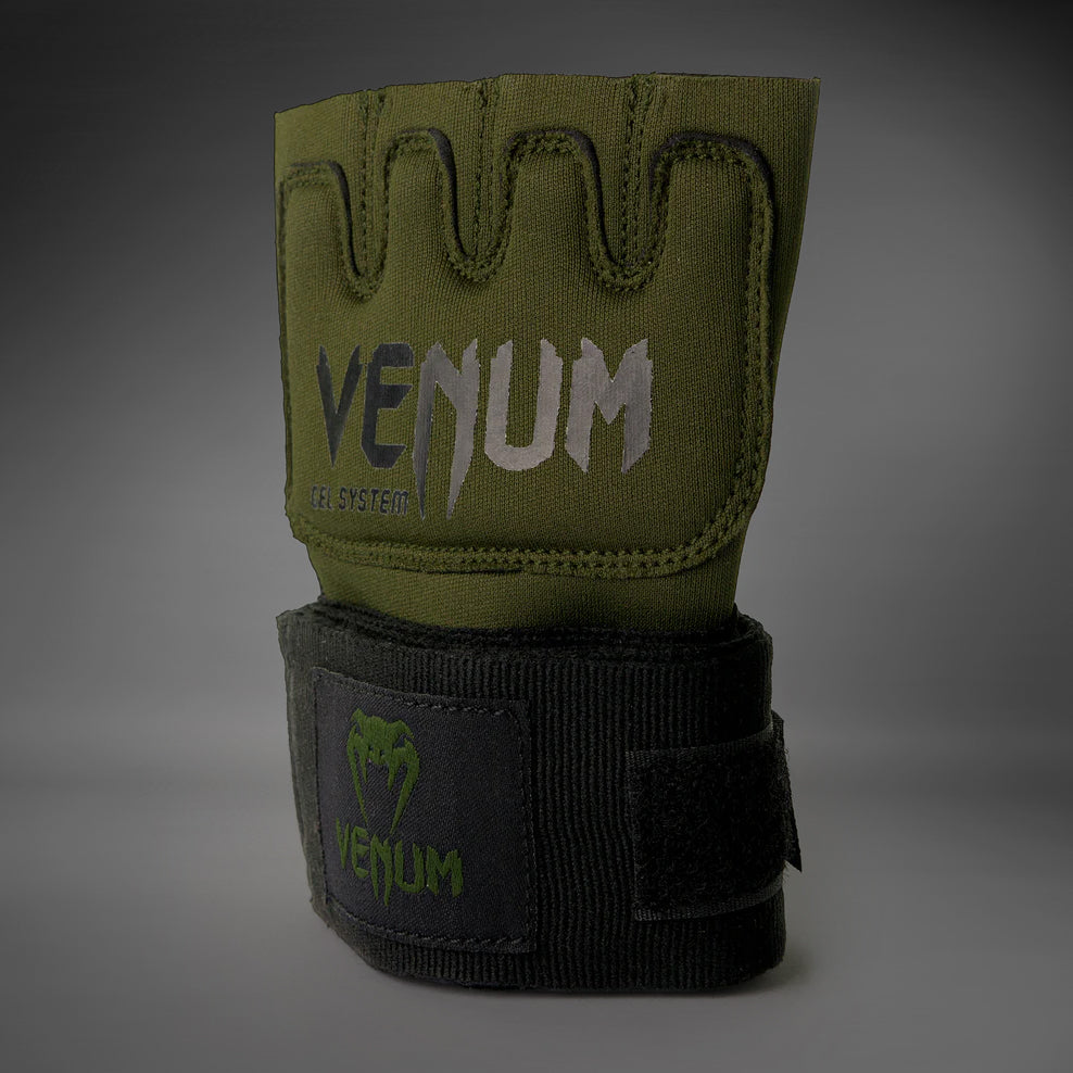 Venum Kontact Gel Glove Wraps - Khaki/Black