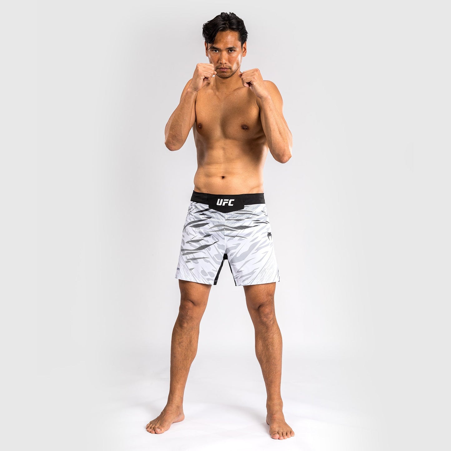 UFC Fusion by Venum Authentic Fight Night Men’s Fight Short - Short Fit - White