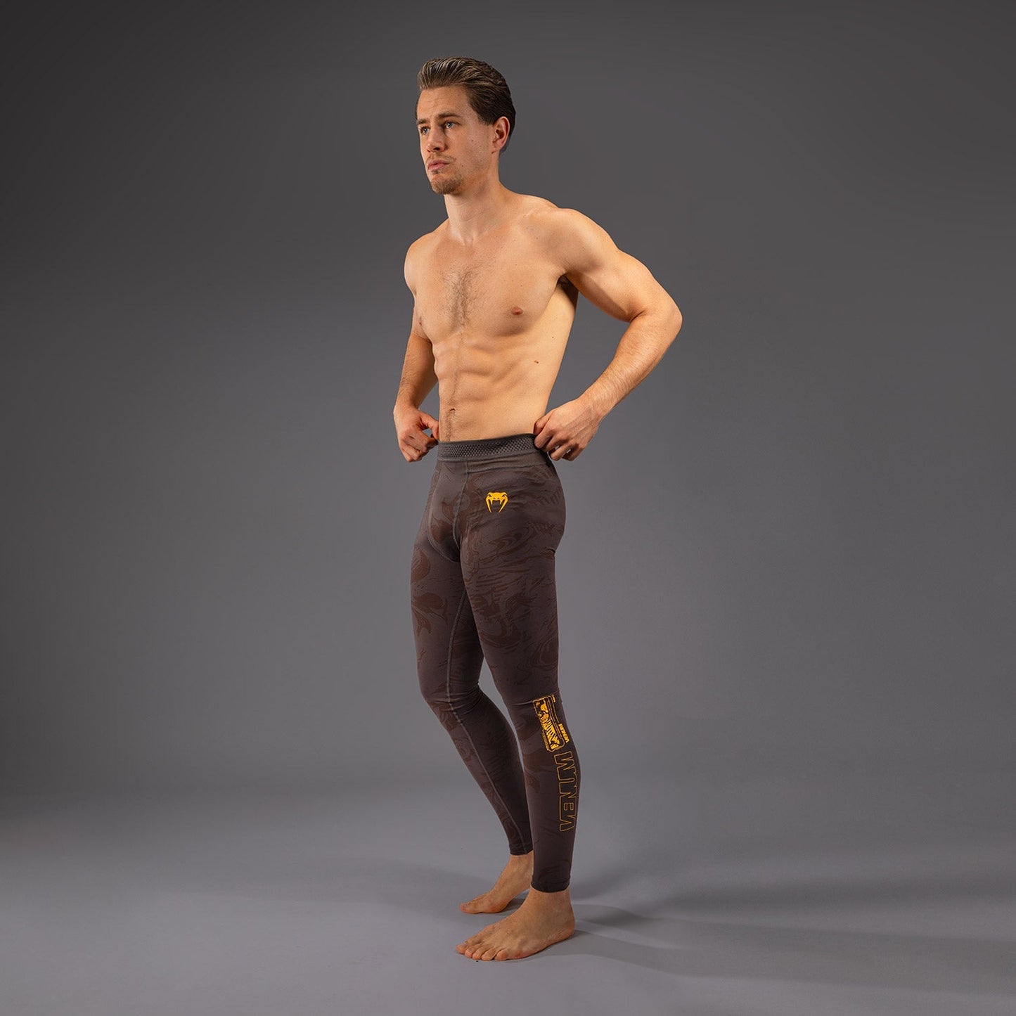 UFC Fusion by Venum Fight Week Men’s Performance Tight - Earthen Brown