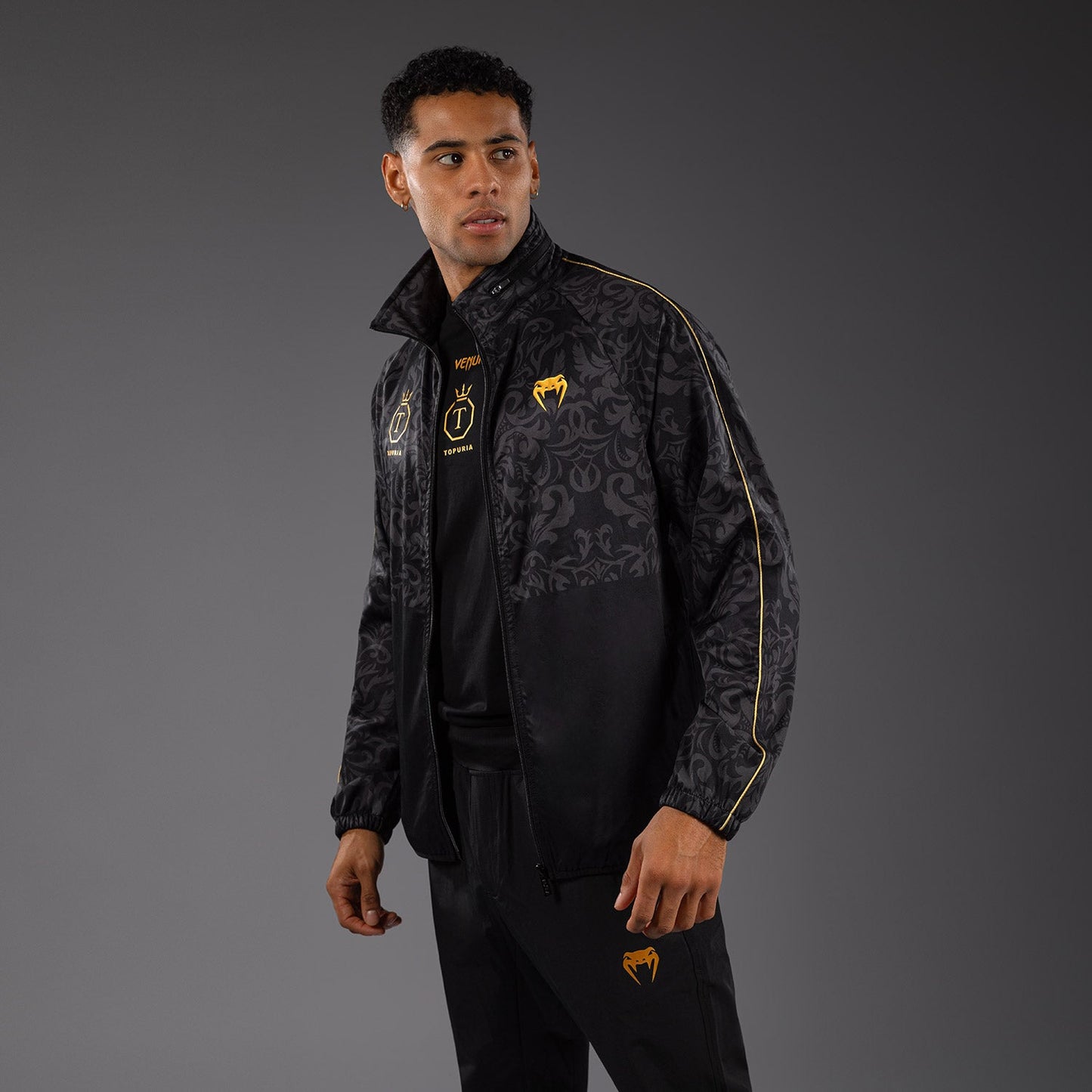 Venum x Topuria Unmatched Edition Track Jacket - Black/Gold