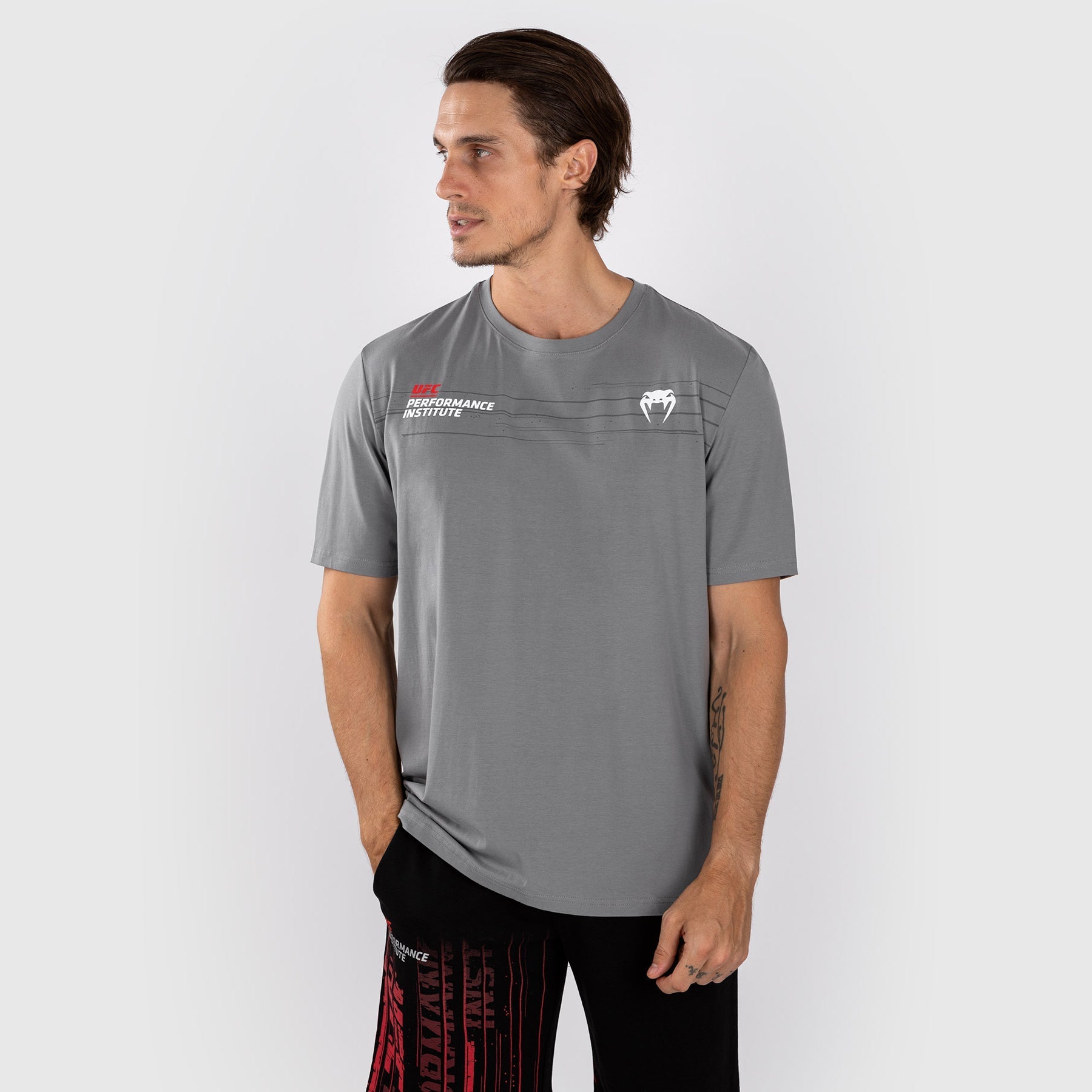 UFC Venum Performance Institute 2.0 Men's T-Shirt - Grey - Venum