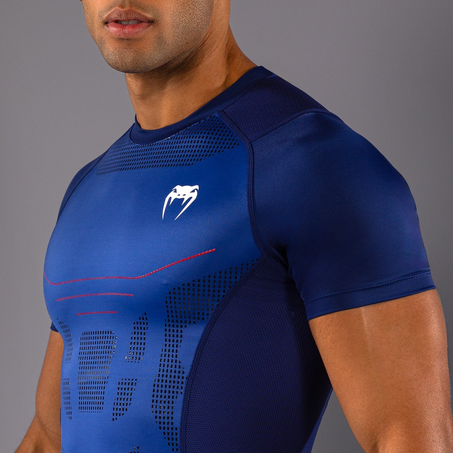 Venum Technical 3.0 Short Sleeve Rashguard - Night Blue - Venum